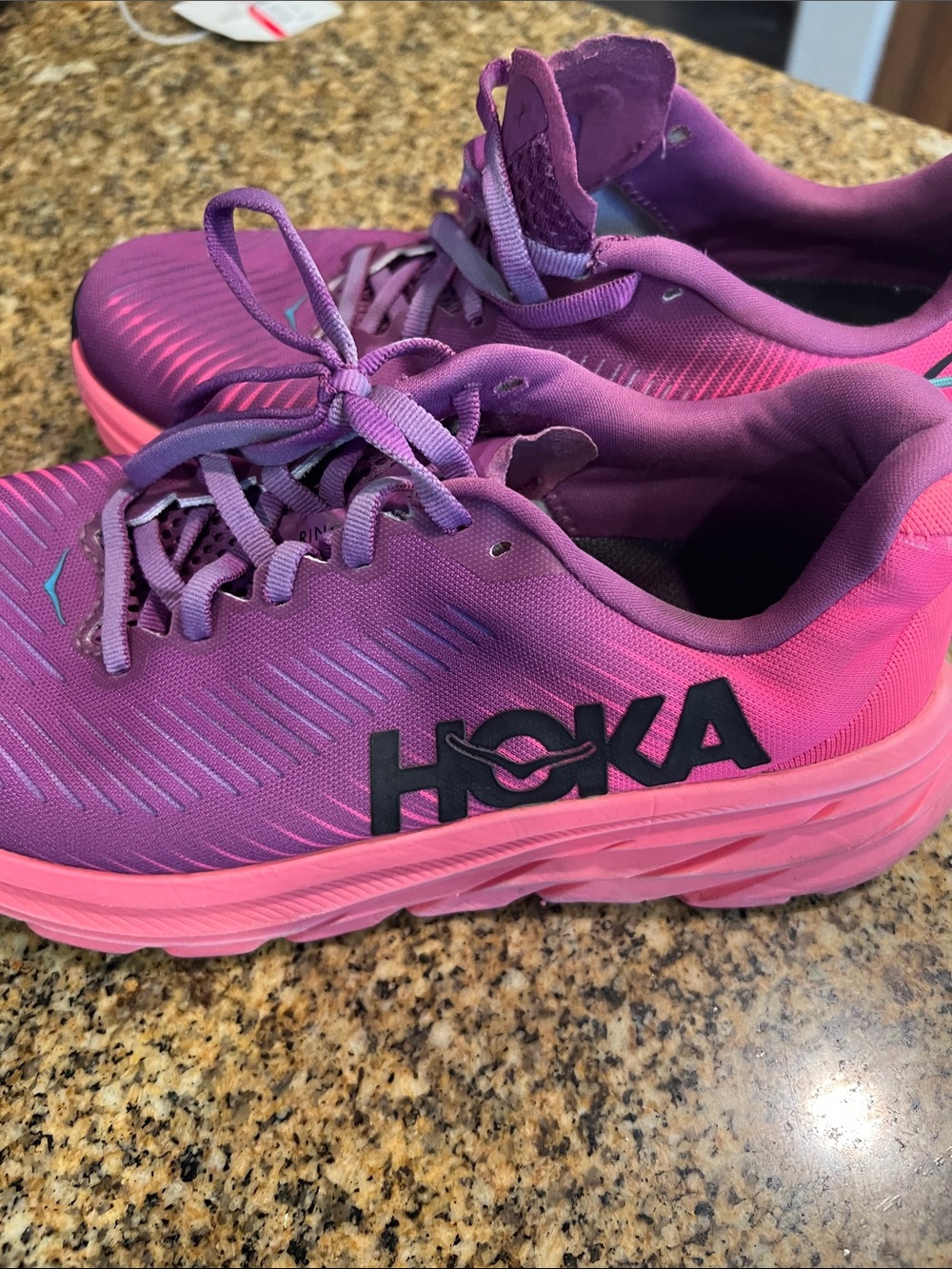 Hoka Purple and Pink Women's Running Shoes 7.5